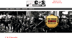 Desktop Screenshot of candssecurity.com