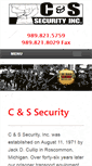 Mobile Screenshot of candssecurity.com